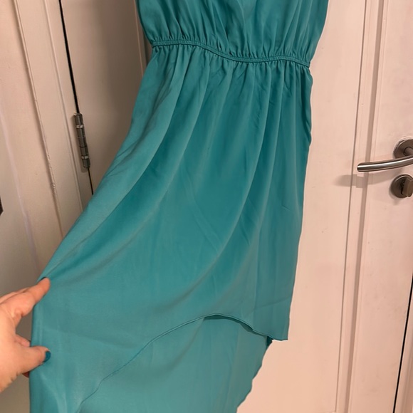 NWOT Topshop Petite Asymmetrical , sleeveless ,elasticated waist dress! UK 12 - Picture 7 of 11